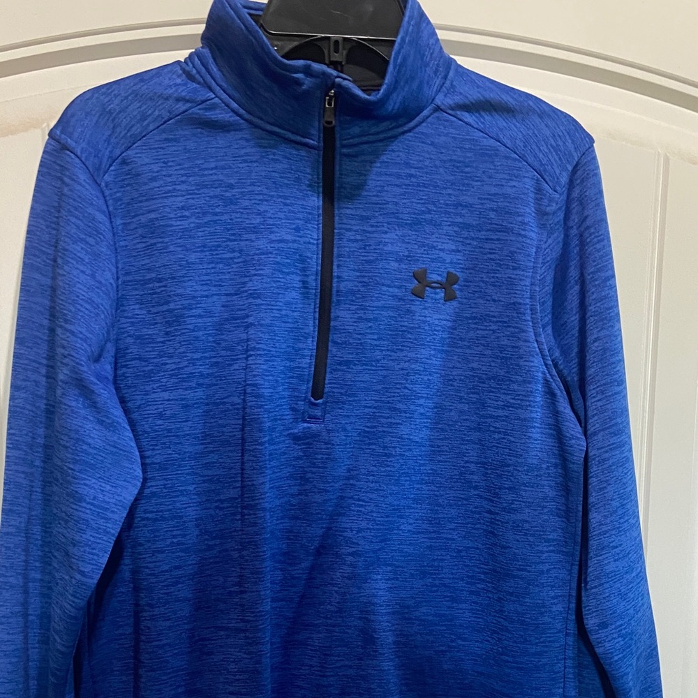 Under Armour Men's Zip-Up Blue Sweater